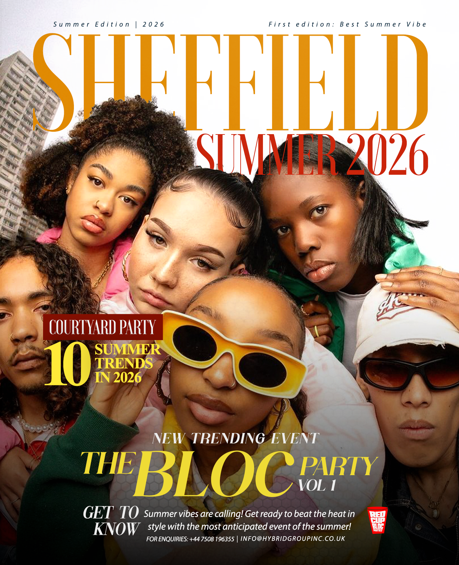 Sheffield Summer 2026 Courtyard Party Magazine Cover